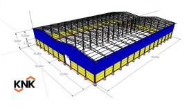 Elaboração de Projeto – Galpão Industrial com área de 3.500 m²